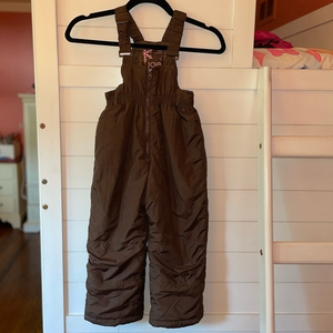 5 for $25 ❄️ Joe Fresh‎ Snow Bib Girls Size 4 Brown